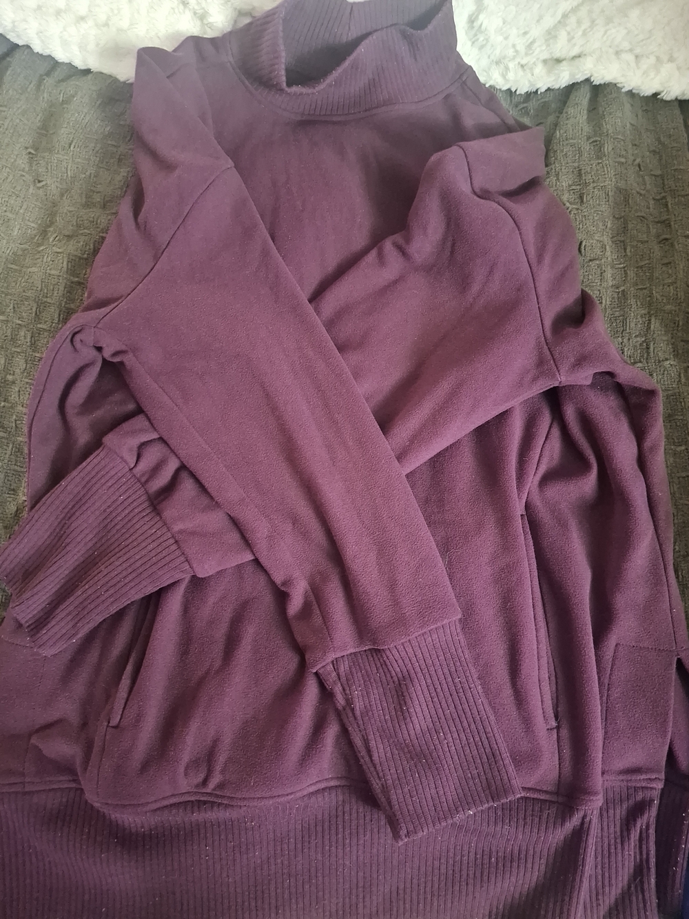 MTA Sport Women's Plum Turtleneck Sweater